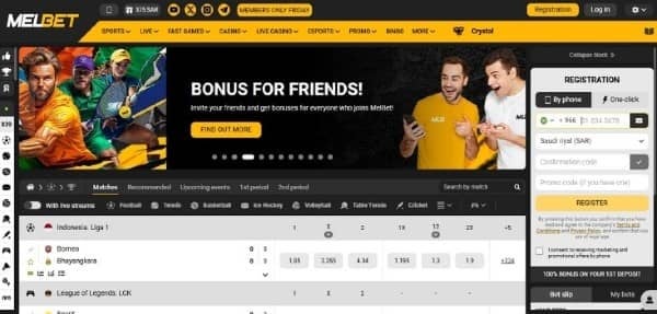 check odds on Melbet for Saudi Arabia sports bettors