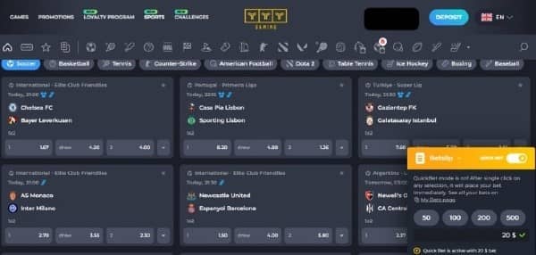 check odds on YYY for Saudi Arabia sports bettors
