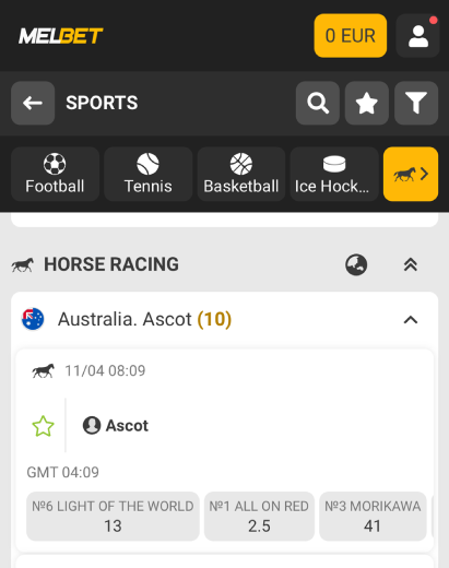 Horse Racing Betting Sites in Saudi Arabia: Melbet