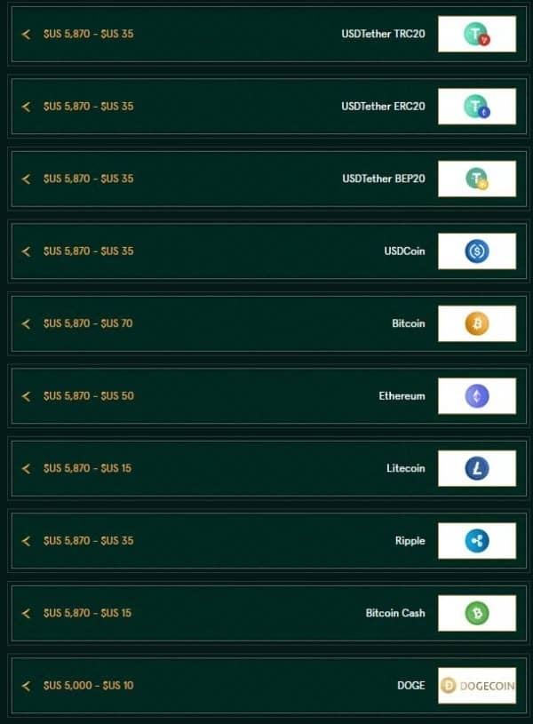 اختر طريقة السحب في كاسينيا سبورت